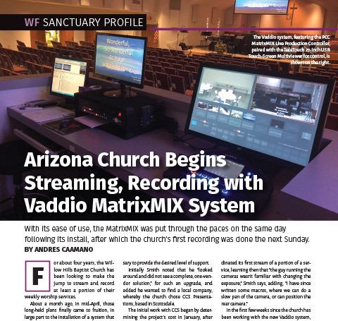 Worship Facilities Magazine