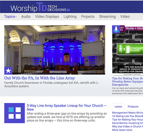 Worship Tech Decisions