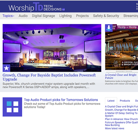 Worship Tech Decisions